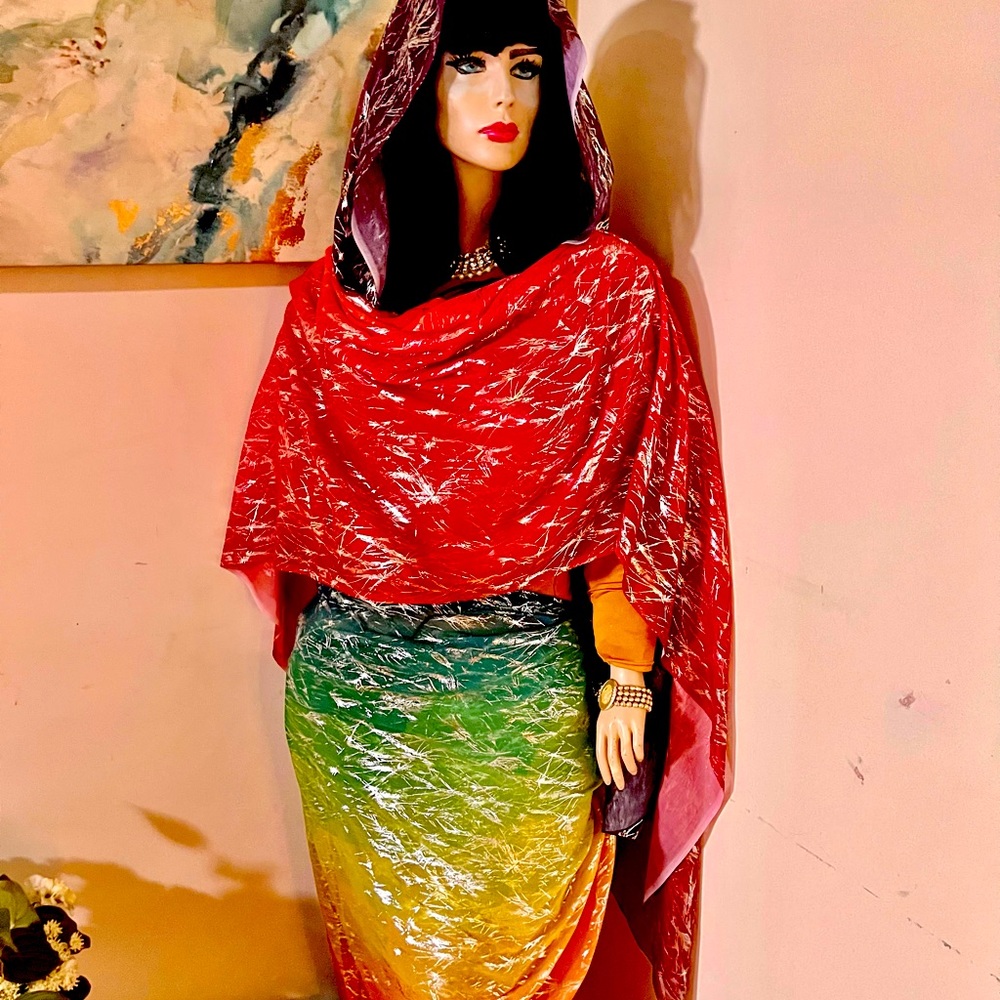 Sudanese  Arabic African Toub cotton voile 5 yard